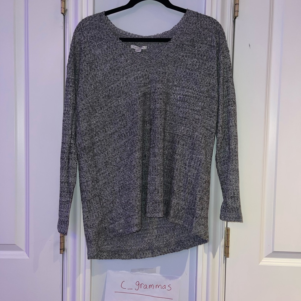 American Eagle Grey Sweater Long Sleeve